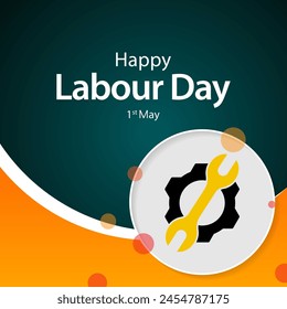 Labour day, also known as workers day is observed every year on May 1st, it is an annual holiday to celebrate the achievements of workers. Vector illustration.