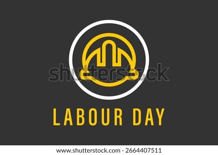 Labour Day logo background design template