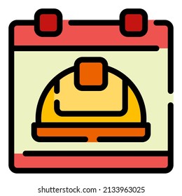 Labour day may day worker day icon illustration
