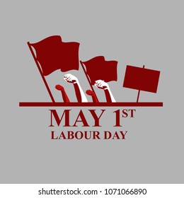 Labour day (mayday) vector illustration