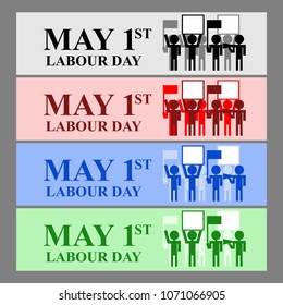 Labour day (mayday) vector illustration