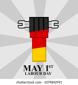 Labour day (mayday) vector Illustration