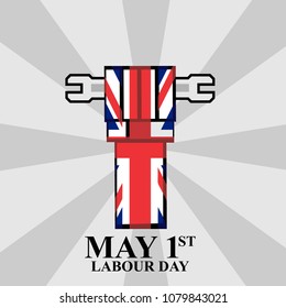 Labour day (mayday) vector Illustration