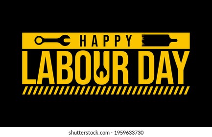 Labour day is observed every year on May 1st, it is an annual holiday to celebrate the achievements of workers. Vector illustration.