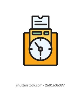 Labour Day Presence Icon Vector Illustration