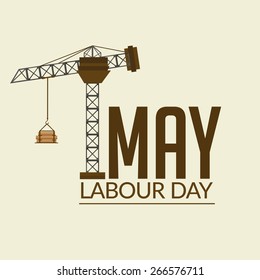 Labour Day text design.can be use as flyer,poster.