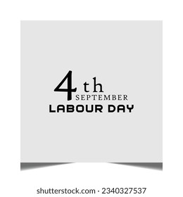 Labour day text design free download