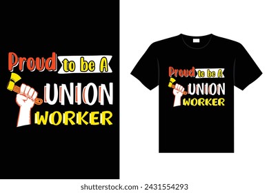 Labour day typography, Hand drawn Vector illustration , lettering t-shirt design.