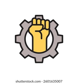 Labour Day Union Icon Vector Illustration