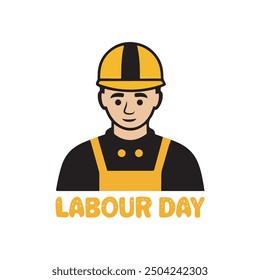 Vector del día del trabajo, celebración del día del trabajo, símbolo, icono, logotipo, concepto del día del trabajo, Ilustración vectorial. 