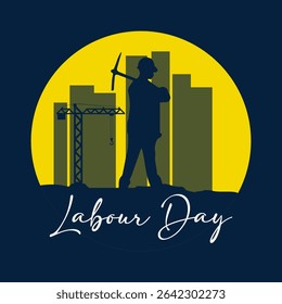 Fondo de la Ilustración vectorial del día del trabajo. Es conveniente para la tarjeta, el Anuncio, o el cartel