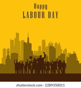 labour day vector.suitable  for card or poster