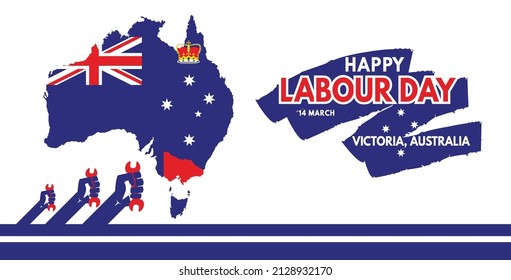 Labour day of victoria Australia