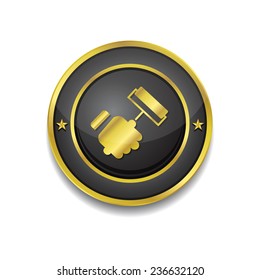 Labour Gold Vector Icon Button