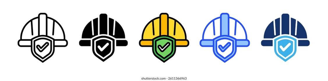 Labour Icon Set With Multiple Style Collection