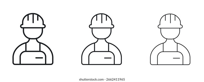 Arbeitssymbol einfaches Liniendesign - Einfache Vektorgrafik