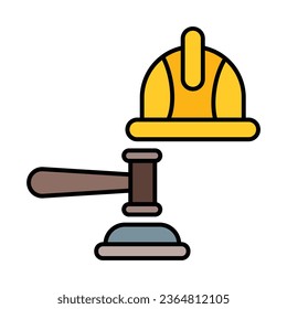 Labour Law Icon Design For Personal And Comercial Use