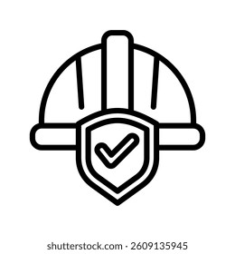 Labour Line Vector Illustration On White Background.