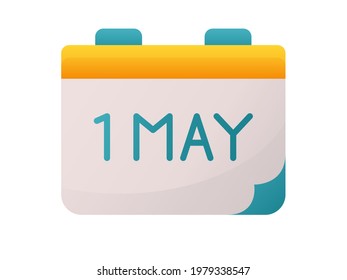 labour may single isolated icon with smooth style