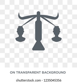 labour and social law icon. Trendy flat vector labour and social law icon on transparent background from law and justice collection. 
