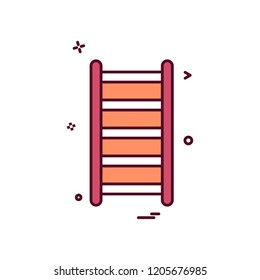 labour stairs icon vector design
