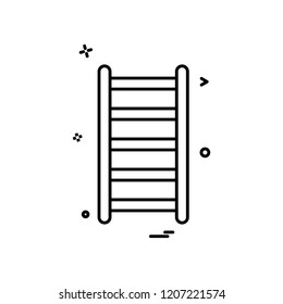 labour stairs icon vector design
