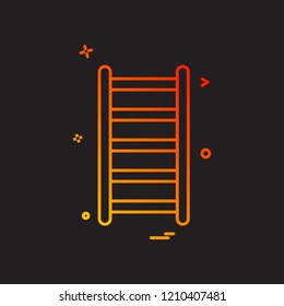 labour stairs icon vector design