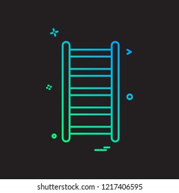 labour stairs icon vector design