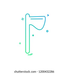 Labour tool icon design vector