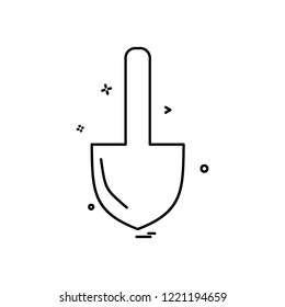 Labour tool icon design vector