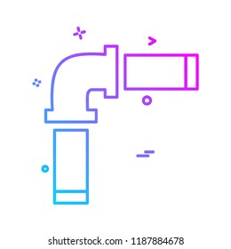 Labour tools icon design vector 