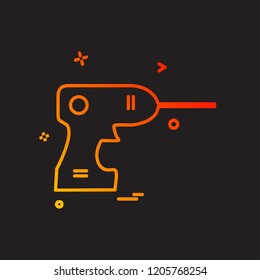 Labour tools icon design vector