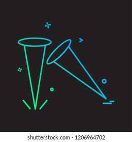 Labour tools icon design vector