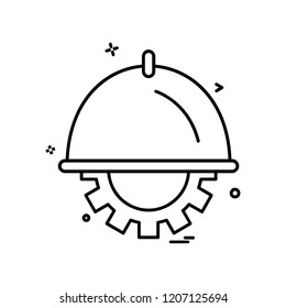 Labour tools icon design vector