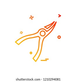 Labour tools icon design vector