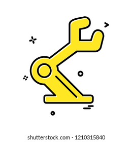 Labour tools icon design vector 