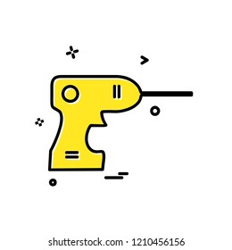 Labour tools icon design vector