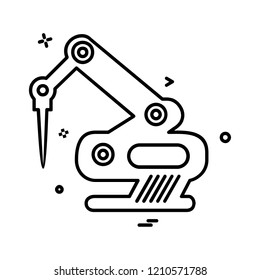 Labour tools icon design vector 