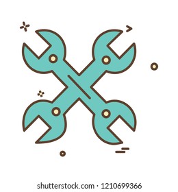 Labour tools icon design vector 