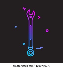 Labour tools icon design vector