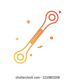 Labour tools icon design vector