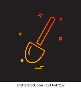 Labour tools icon design vector