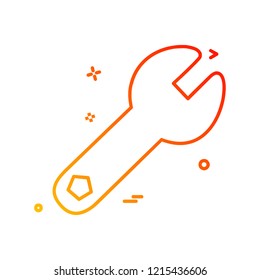 Labour tools icon design vector 