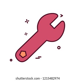 Labour tools icon design vector 