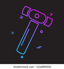 Labour tools icon design vector 