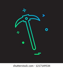 Labour tools icon design vector