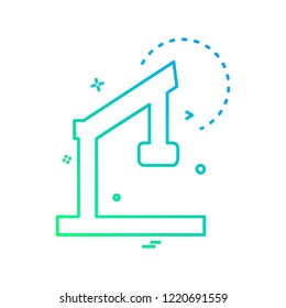 Labour tools icon design vector