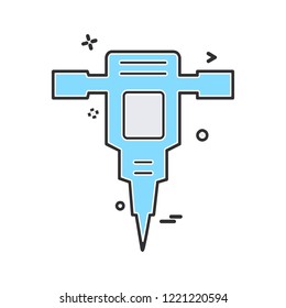 Labour tools icon design vector 