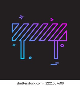 Labour tools icon design vector