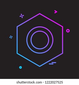 Labour tools icon design vector 